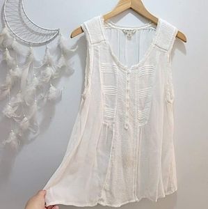 ▫️white chiffon blouse▫️